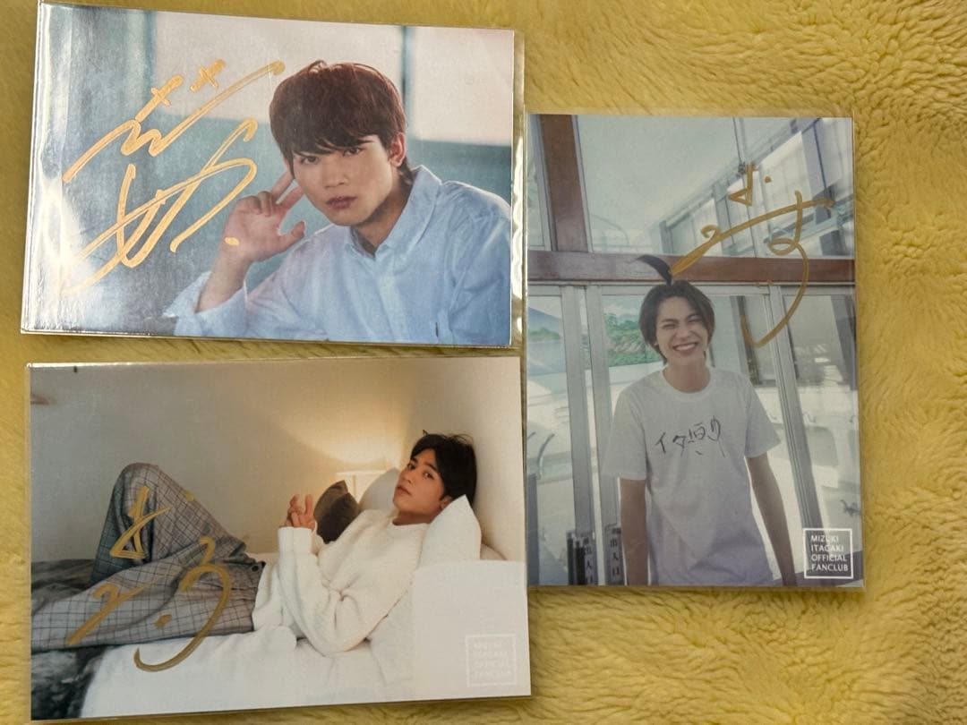 板垣瑞生 サイン入りチェキ・生写真