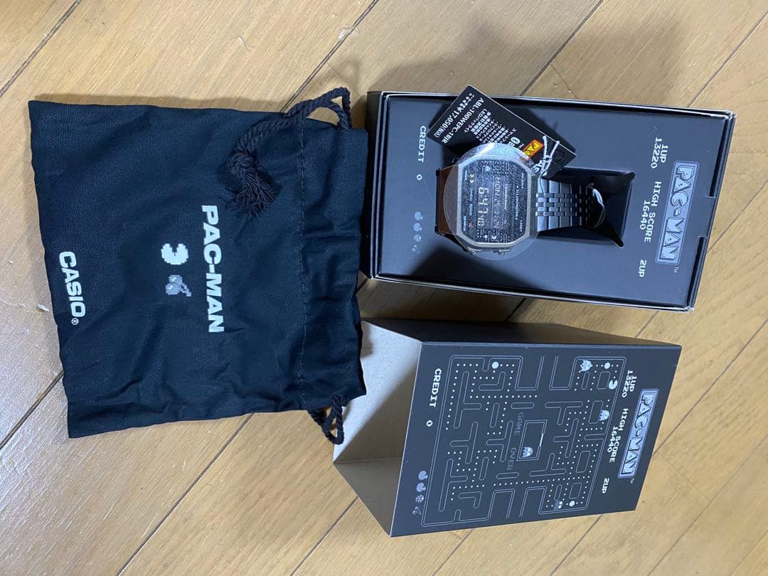 CASIO PAC-MANコラボ腕時計 ABL-100WEP-1B