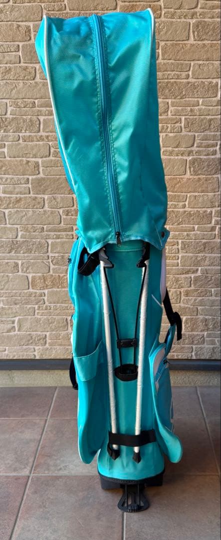 希少　美品　ミニ×プーマ コラボ　スタンド式　キャディバッグ　ティファニーブルー