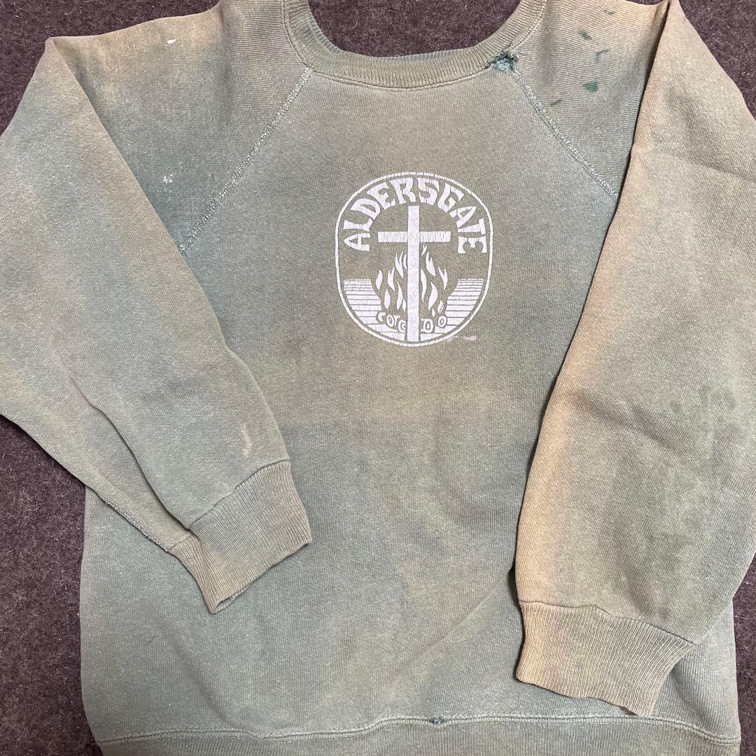 鬼フェード 50～60s vintage フロッキースウェット