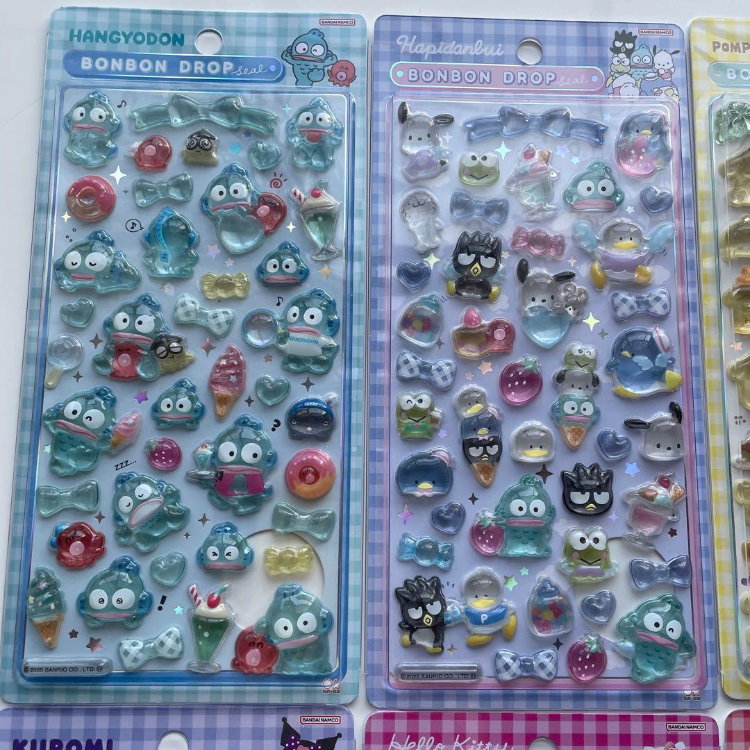 サンリオ　ボンボンドロップシール　第二弾