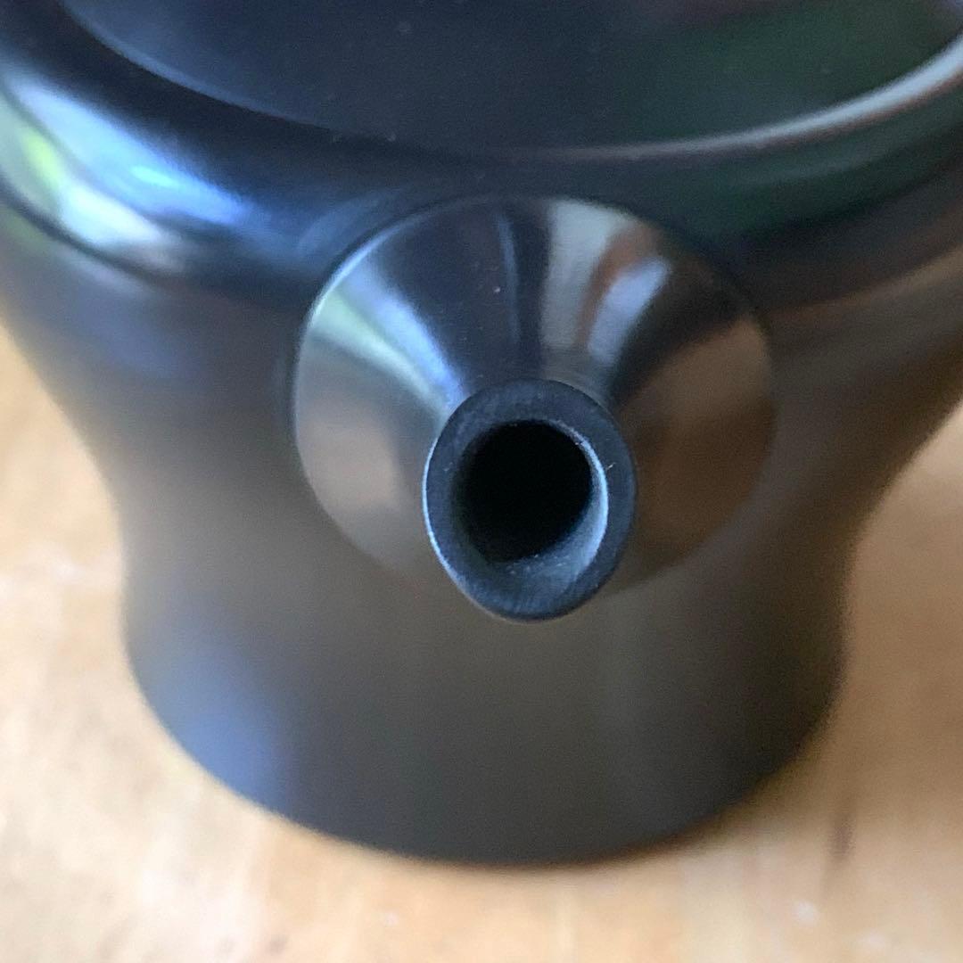 【茶注27 黒泥　瓶子型　研ぎ出し】榊原賢治　共箱