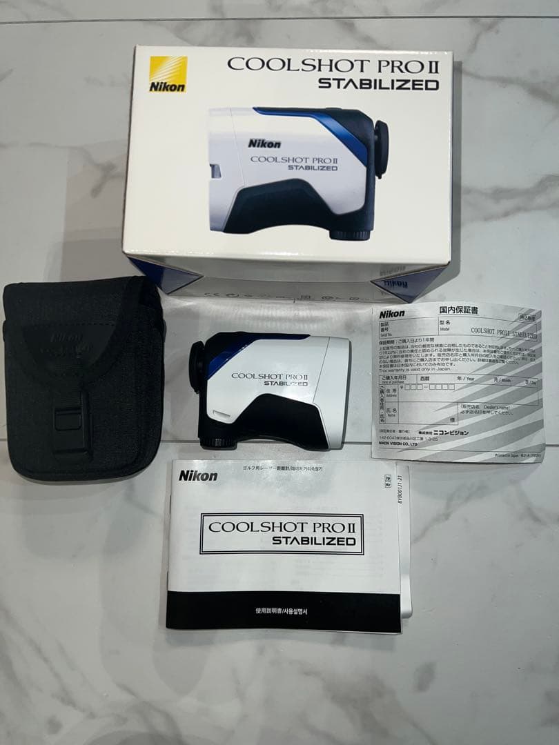 【美品】ニコンCOOLSHOT PROII STABILIZED レーザー距離計