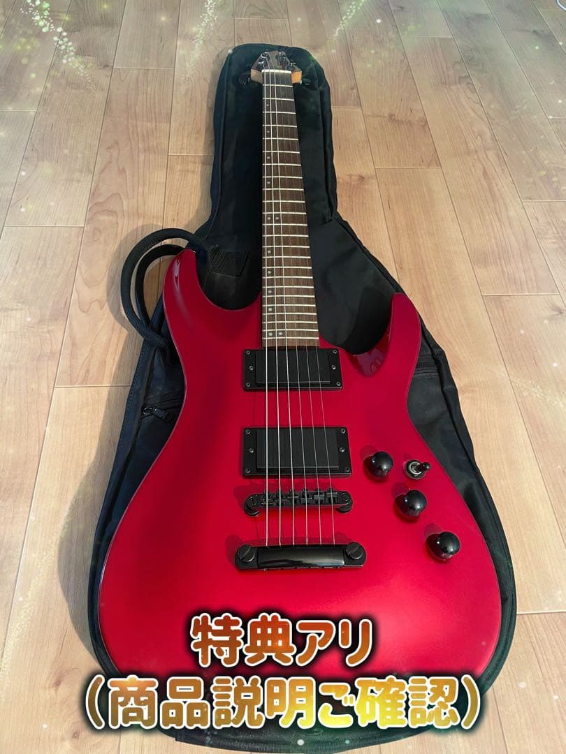 グラスルーツGrassRoots GHR-38 エレキギター レッド（特典アリ）