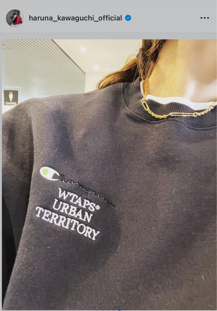 23aw WTAPS×Champion XL クルーネックスウェット