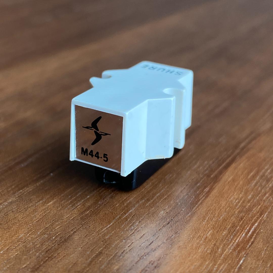 初期 Shure M44-5 白 カモメ 銀ラベル カートリッジ 動作確認済み①