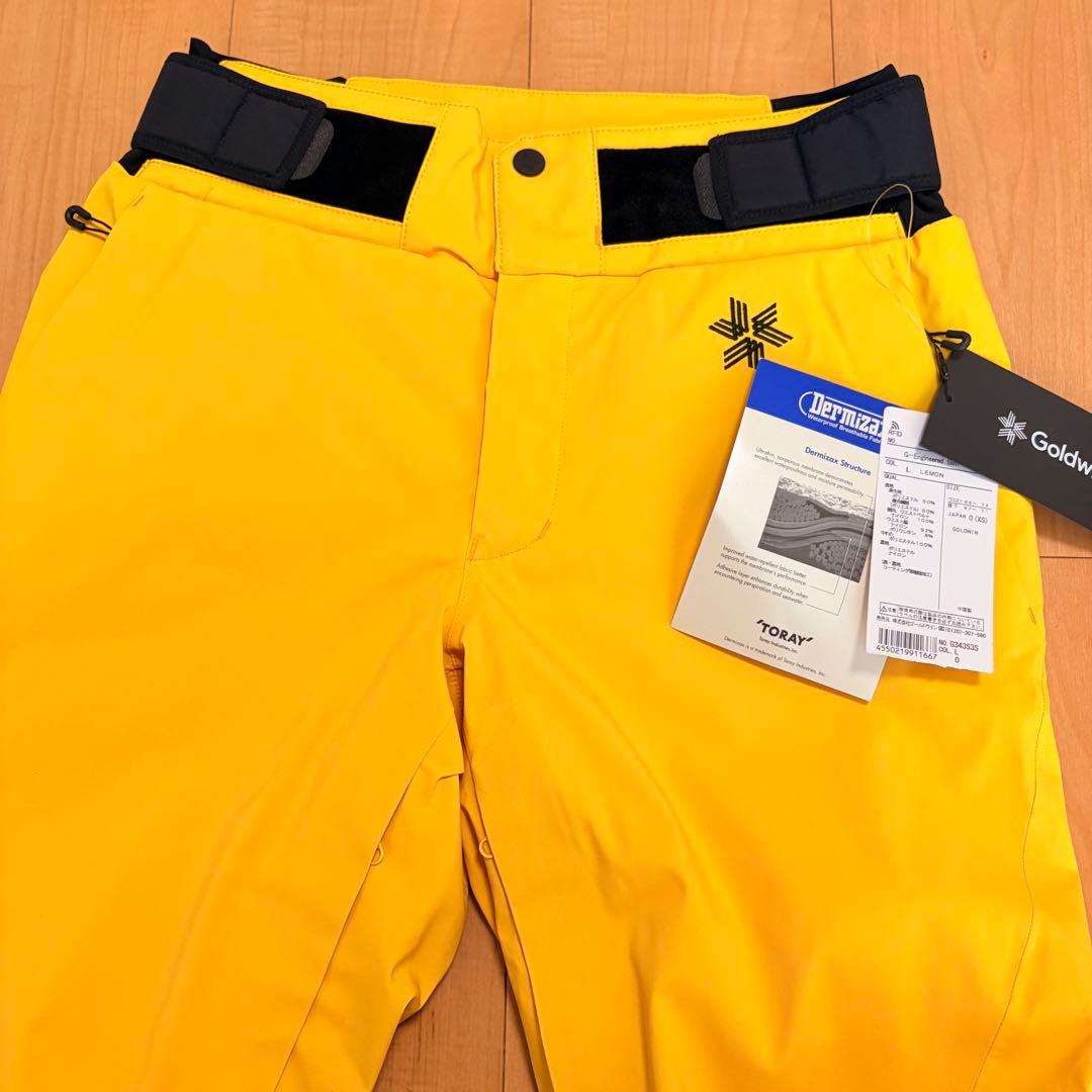 ゴールドウィン G-エンジニアード スリム パンツ LEMON スノボースキー