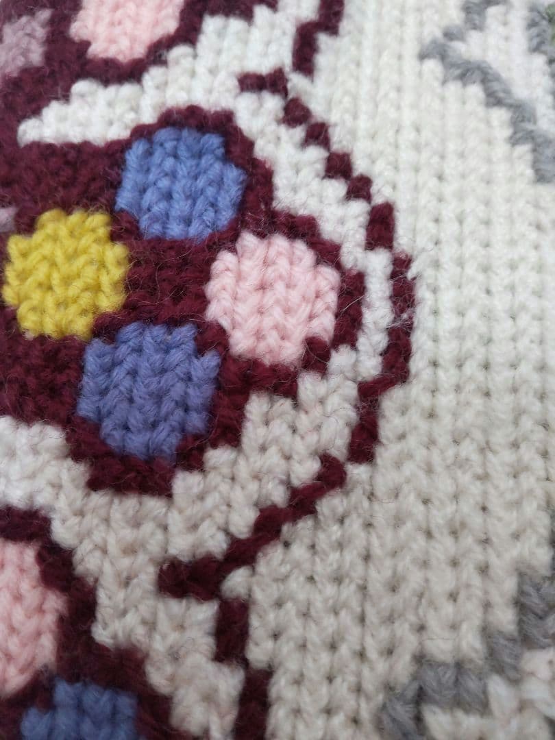 フランスアンティーク 刺繍 壁飾り ハンドステッチ タペストリー ポスター#5