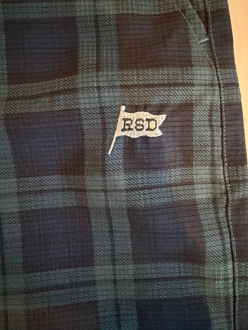 rough&swellチェック柄ノースリーブベスト、ハーフパンツセット