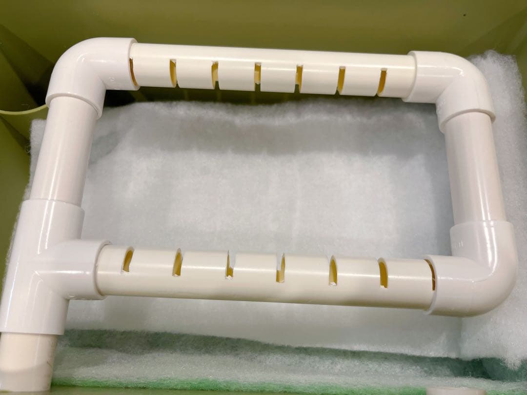 水中ポンプ2種以上ろ材2段付き　水槽池ろ過フィルター　オーバーフロー濾過器装置