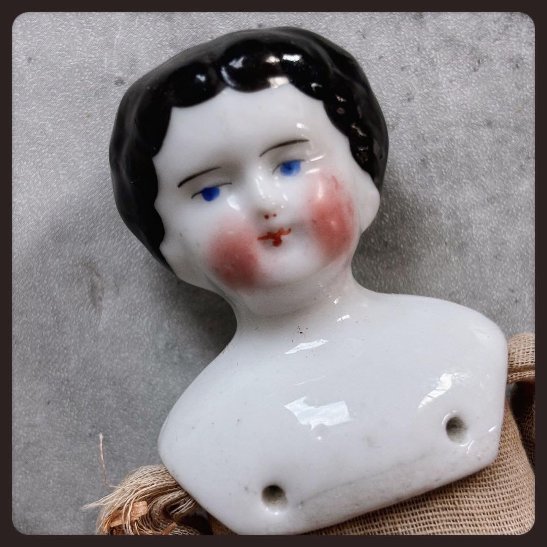 アンティーク チャイナヘッドドール　クラシカルスタイル ビスクドール