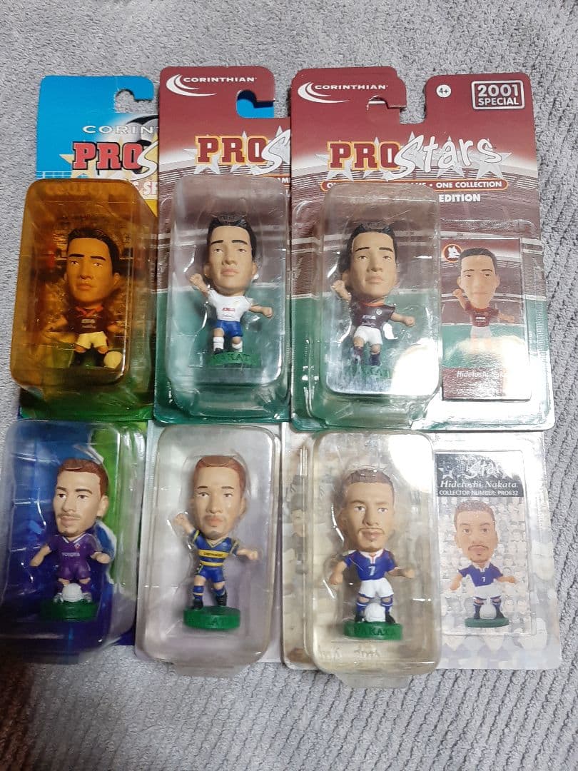 貴重 コリンシアン プロスターズ 中田英寿 ７体まとめ売り 日本代表 フィギュア