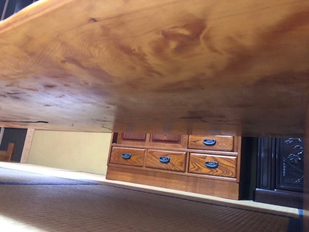 一枚板　無垢　テーブル　値段交渉可