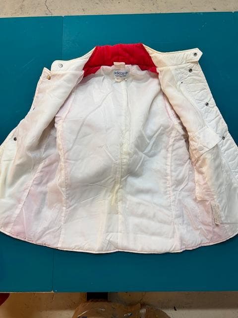 希少ヴィンテージ adidas 赤白 80’sデサントジャンバー　パンツおまけ