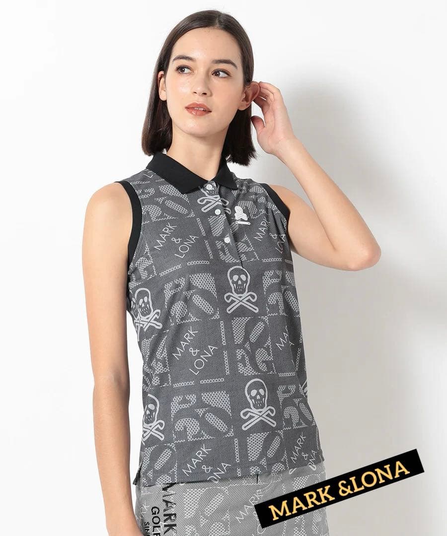 新品タグ付き✨MARK & LONA ブラック ノースリーブ S 2024SS