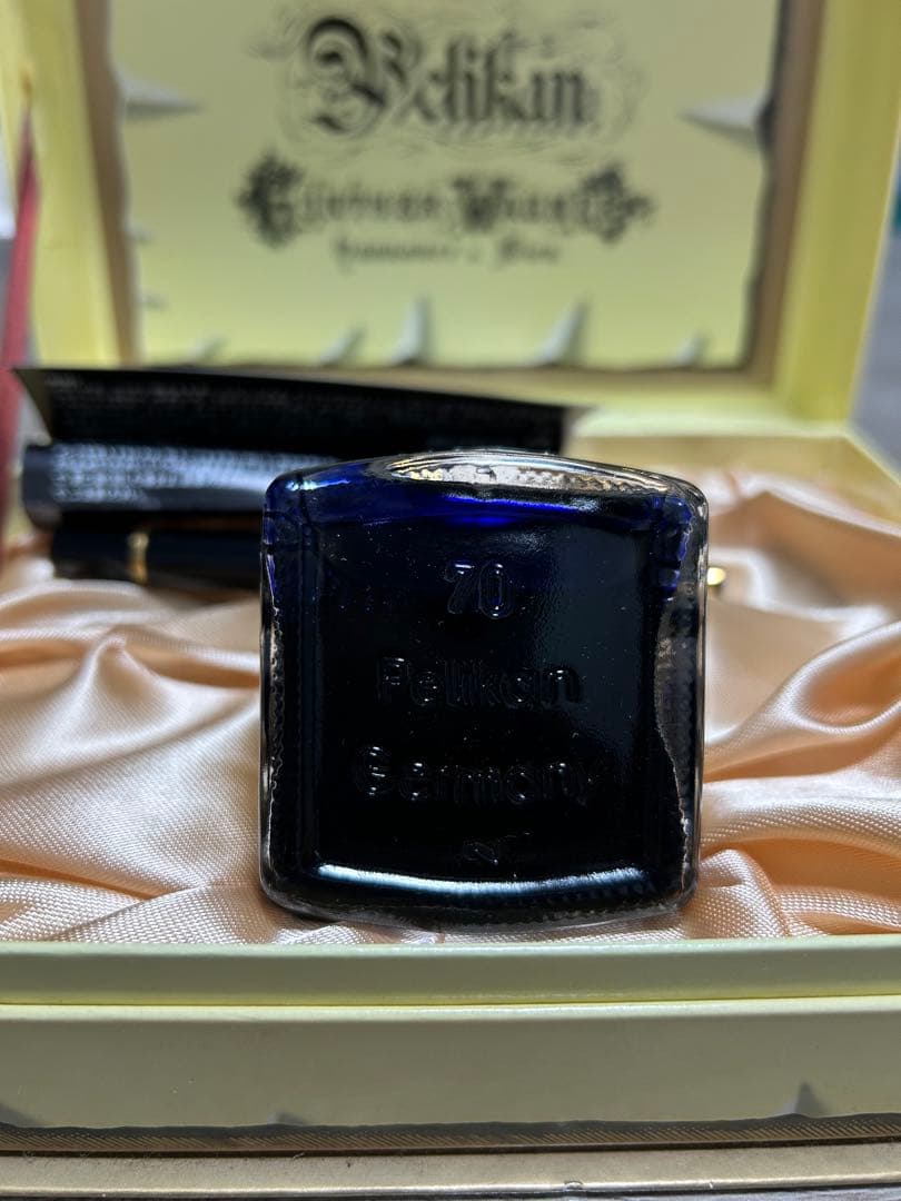 【試し書きのみ美品】ペリカン 万年筆&インクギフトボックス　スーべレーンM400