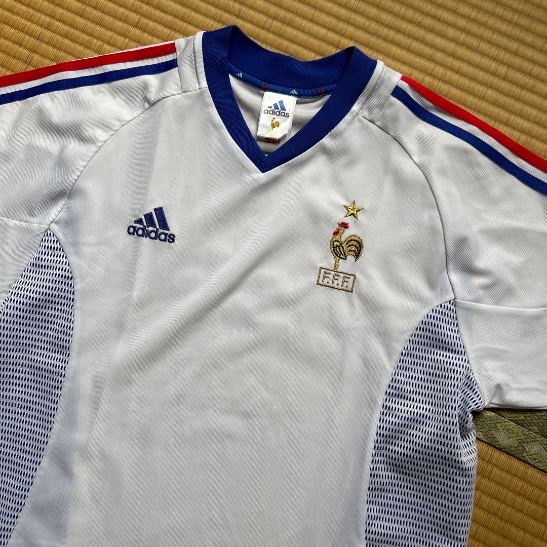 adidas フランス代表 サッカーシャツ france アディダス 古着