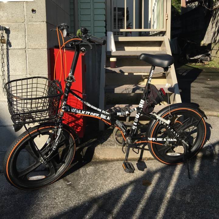 20インチ折りたたみ自転車、6段変速