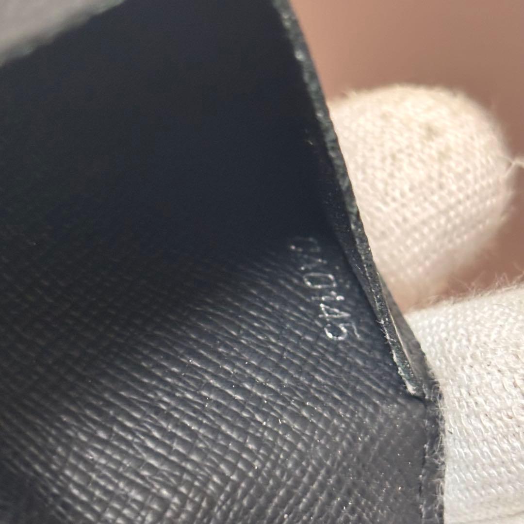 LOUIS VUITTON ブラック名刺入れ エピ アンヴェロップ カードケース