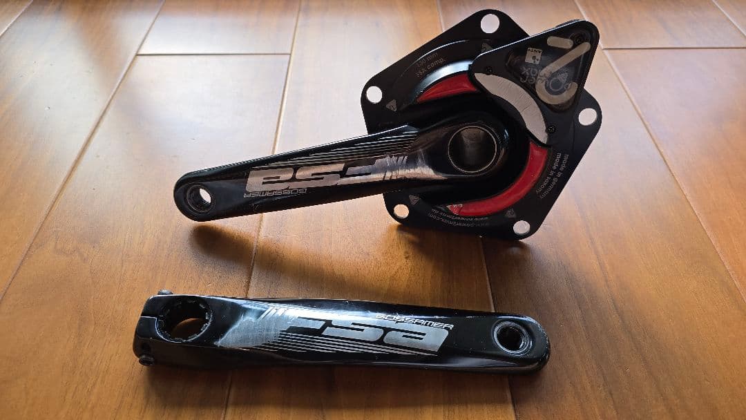 Powe2max パワーメーター　FSA Gossamerクランク