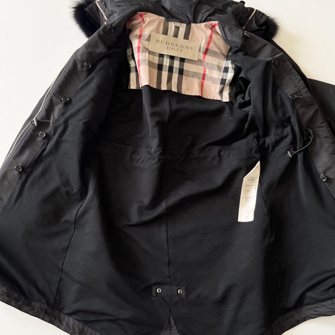 ▼極美品✨BURBERRY BRIT モッズコート ラクーンファー ライナー付