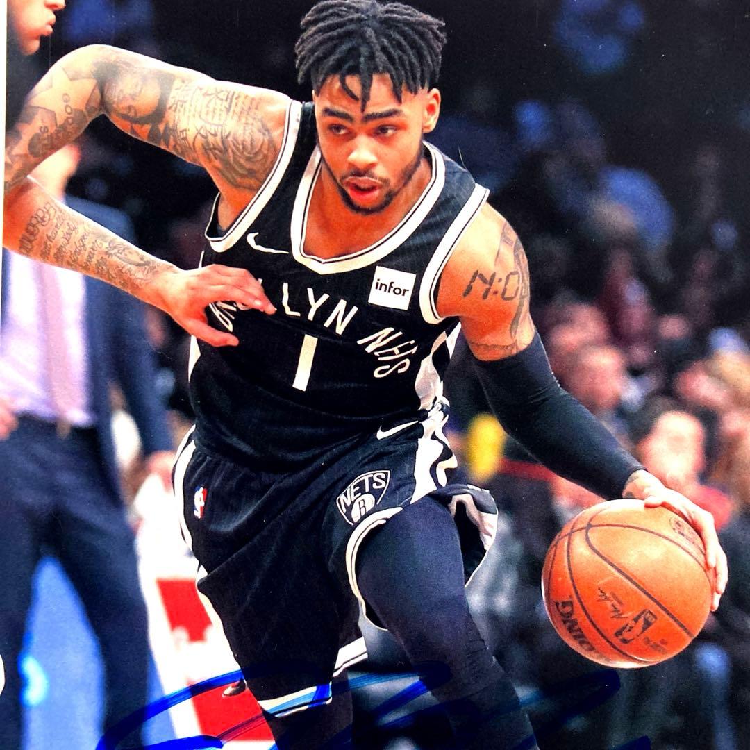 ディアンジェロ・ラッセル直筆サイン入り2Lサイズ写真…