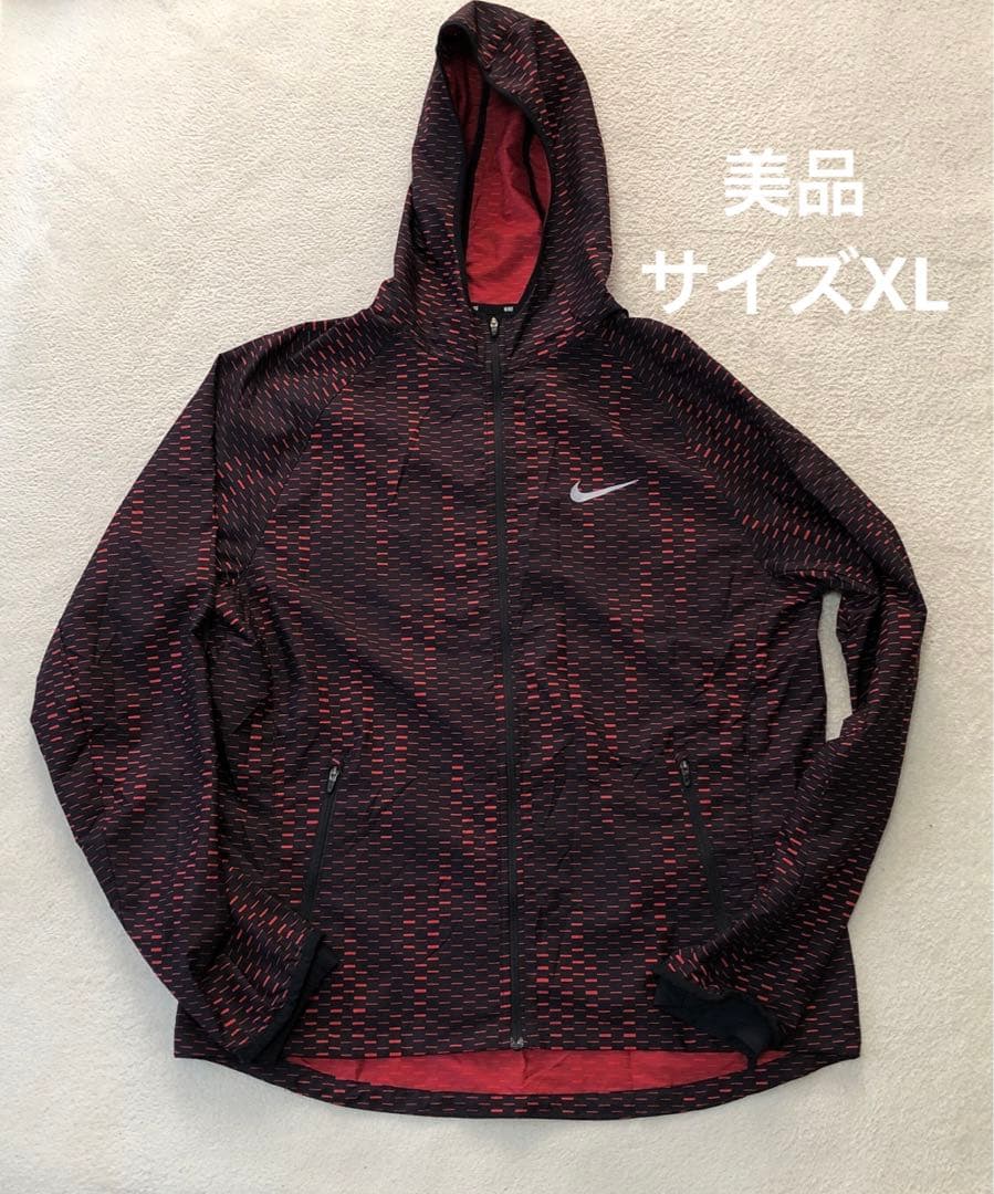美品　NIKE レーサーフューズジャケット　ウインドブレーカー　レッド　XL