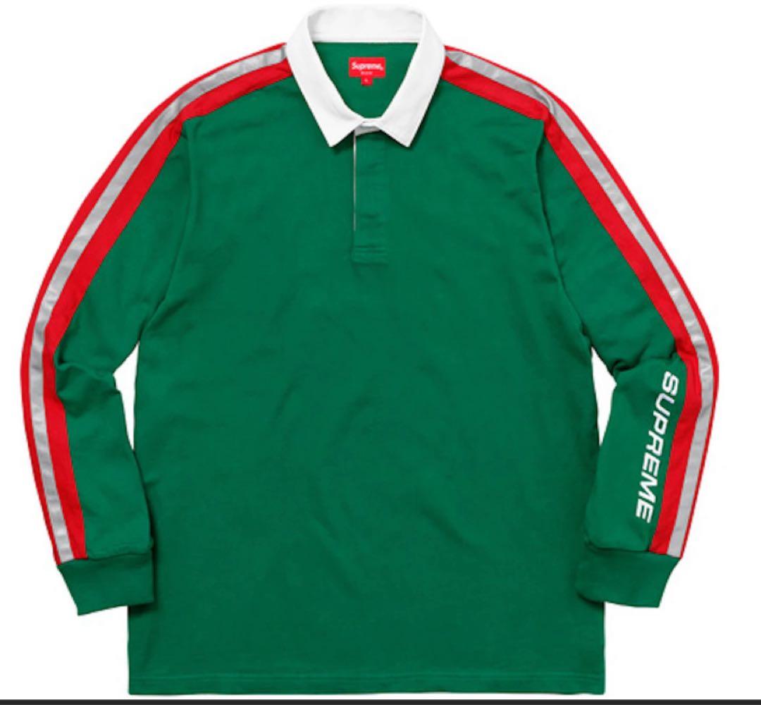 ウェア SUPREME Reflective Sleeve Stripe Rugby