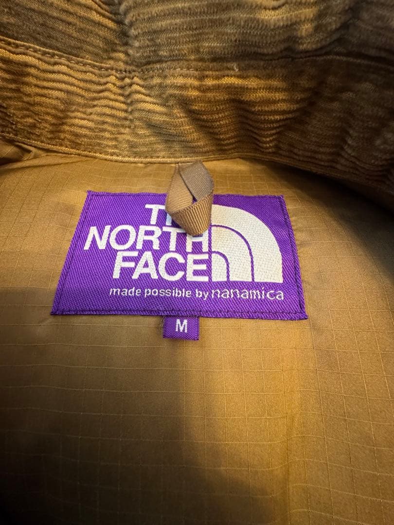 THE NORTH FACE コーデュロイ ダウンジャケット パープルレーベル