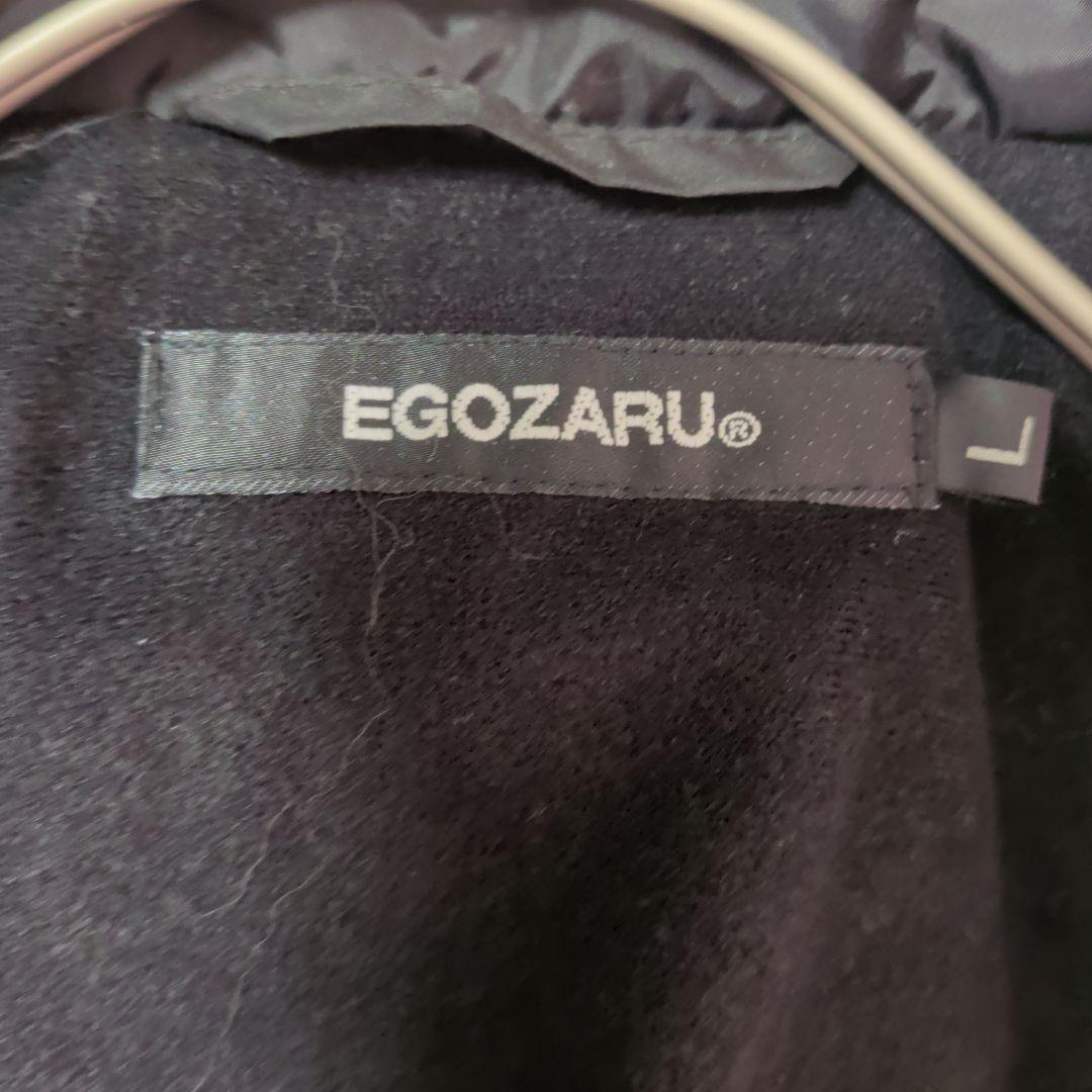 期間限定！EGOZARU エゴザル ベンチコート Lサイズ 黒 防寒 アウター