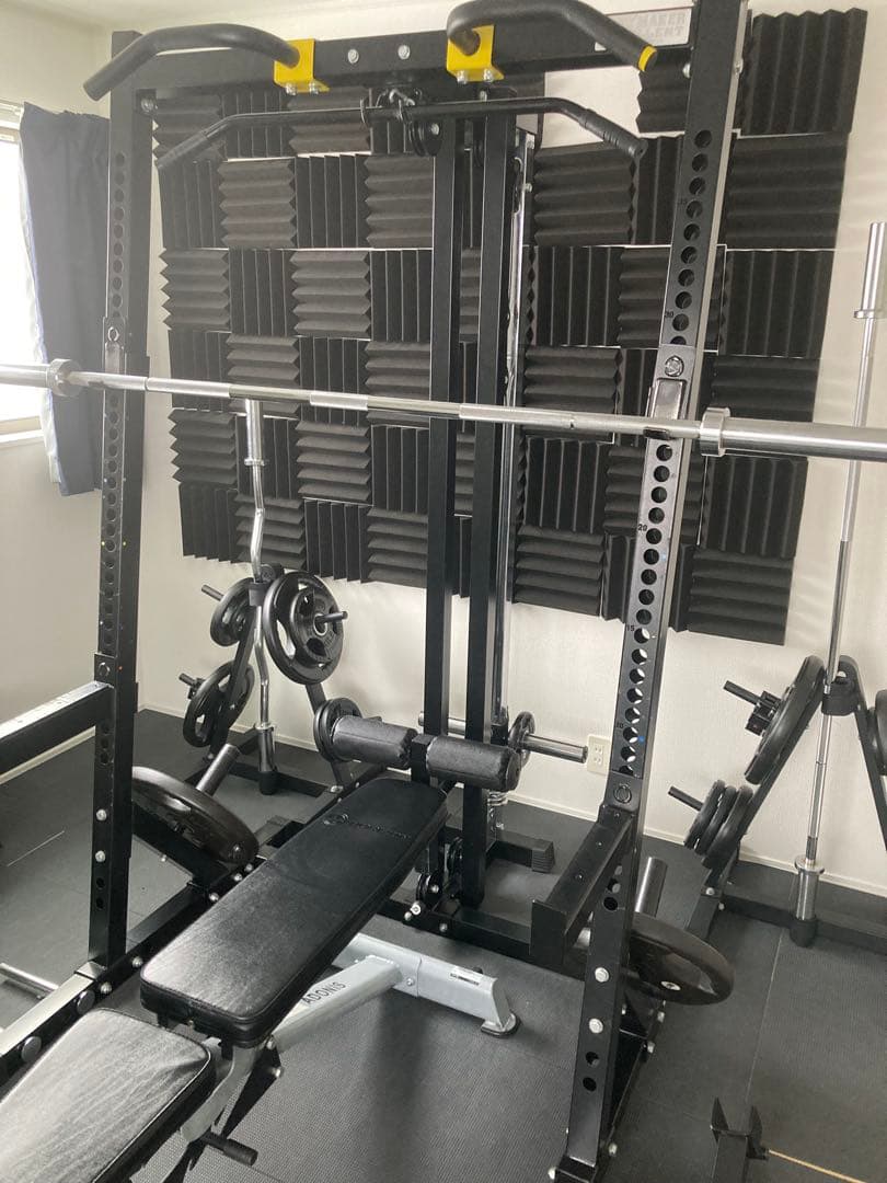 【引取限定！総額30万円超え】ハーフラックセットラッドプルダウン付　　ホームジム