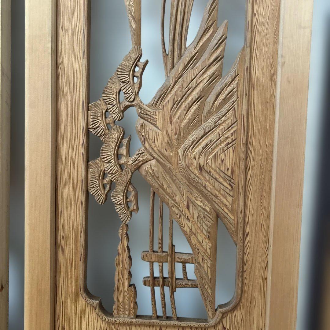 屋久杉　欄間　高級　中古品　サイズ:187センチ×40.5センチ×3センチ