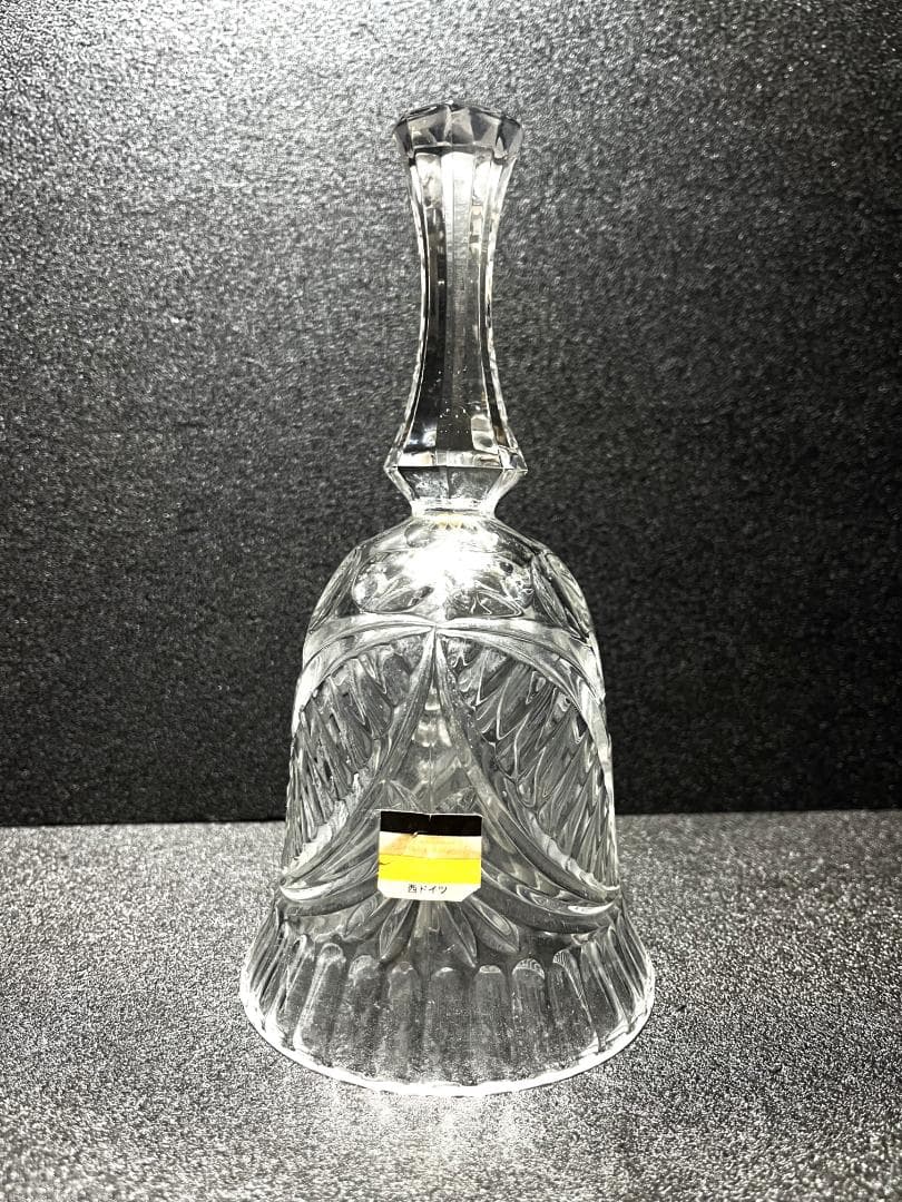 ヴィンテージ　西ドイツ　クリスタル ベル　ハンドベル　インテリア　オブジェ