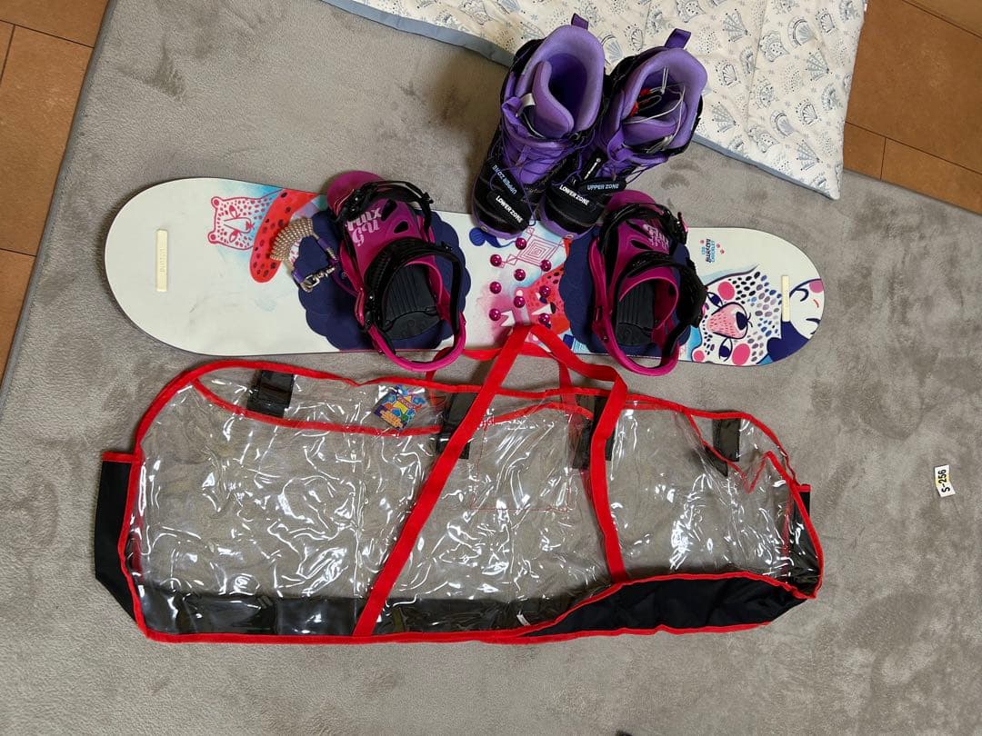 バートン　子ども用スノーボードセット（ブーツ付き）120 超美品
