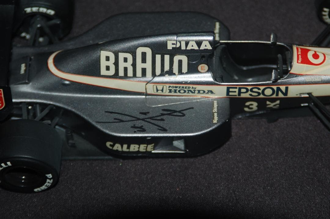 新春特別セール✨超貴重品✨プラモデル中島悟実筆サイン入りF-1ティレルHONDA