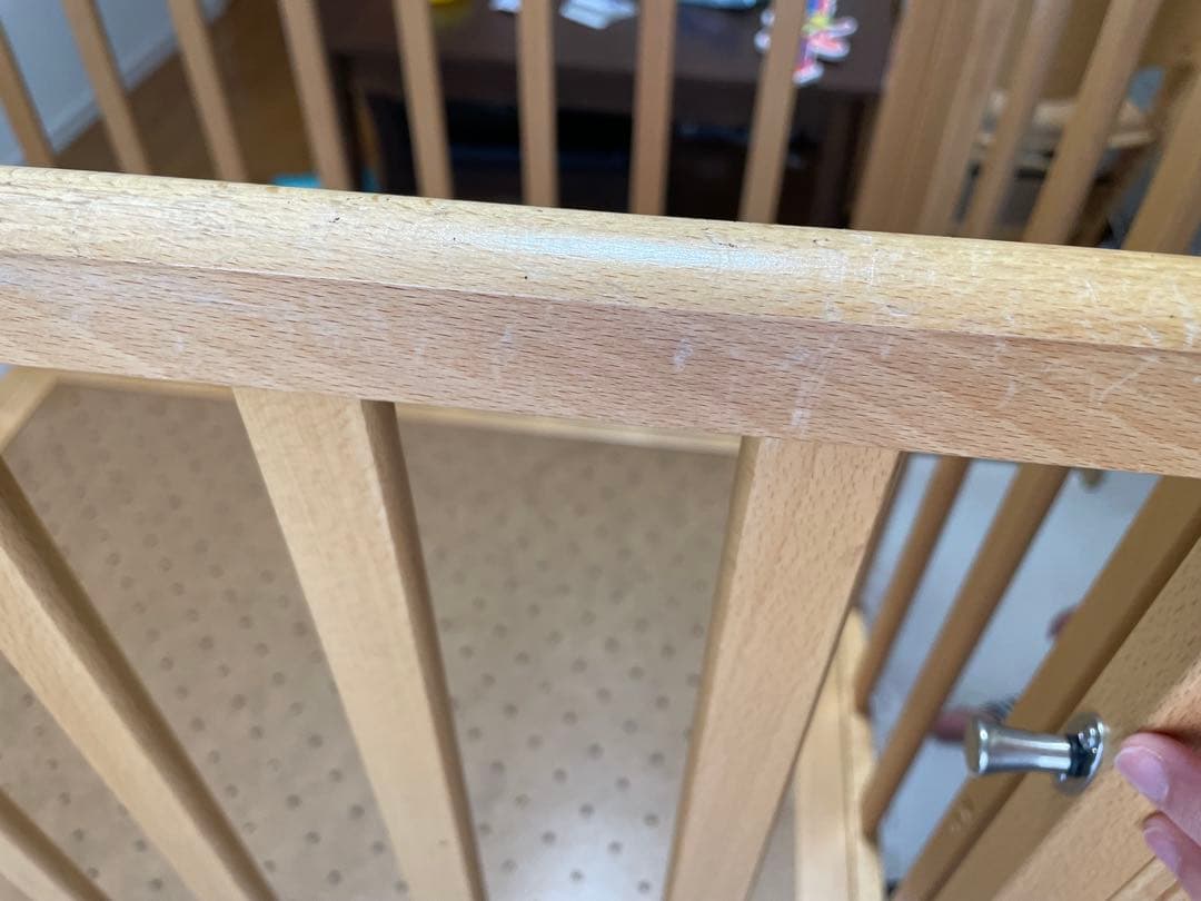 ヤマサキ　ツーオープン　布団60×90センチ用　ミニベビーベッド