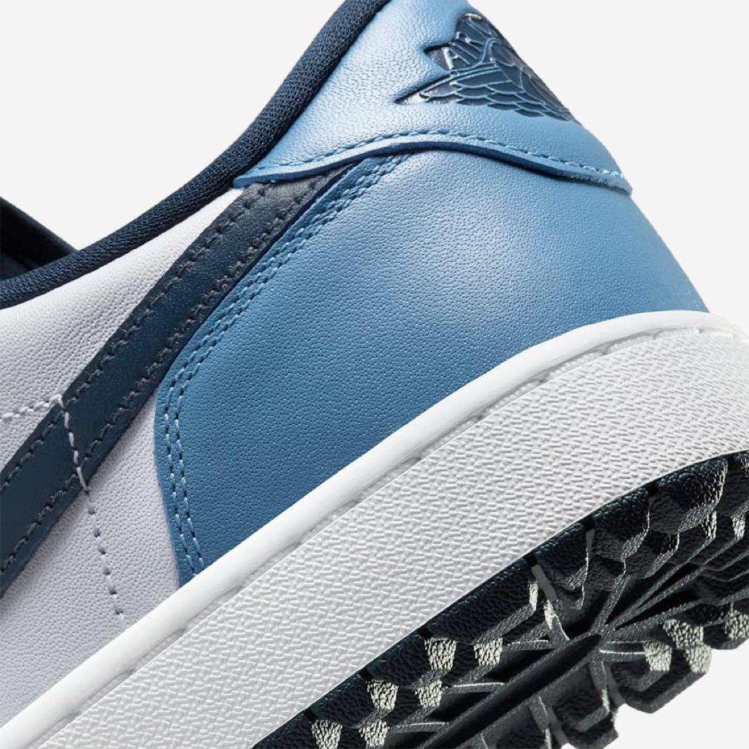 ナイキ ゴルフ ジョーダン 27.5 スニーカー シューズ 靴 青 天然皮革