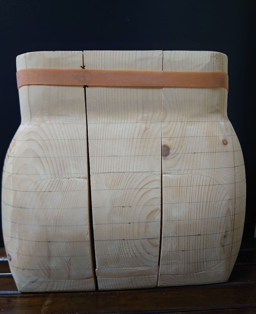 山ぶどう籠　製作用　木型　未使用