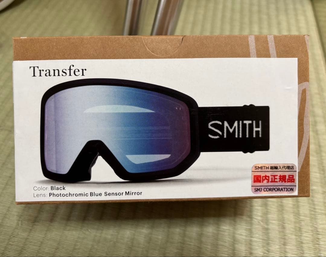 【1回使用のみ】Smith ゴーグル　transfer