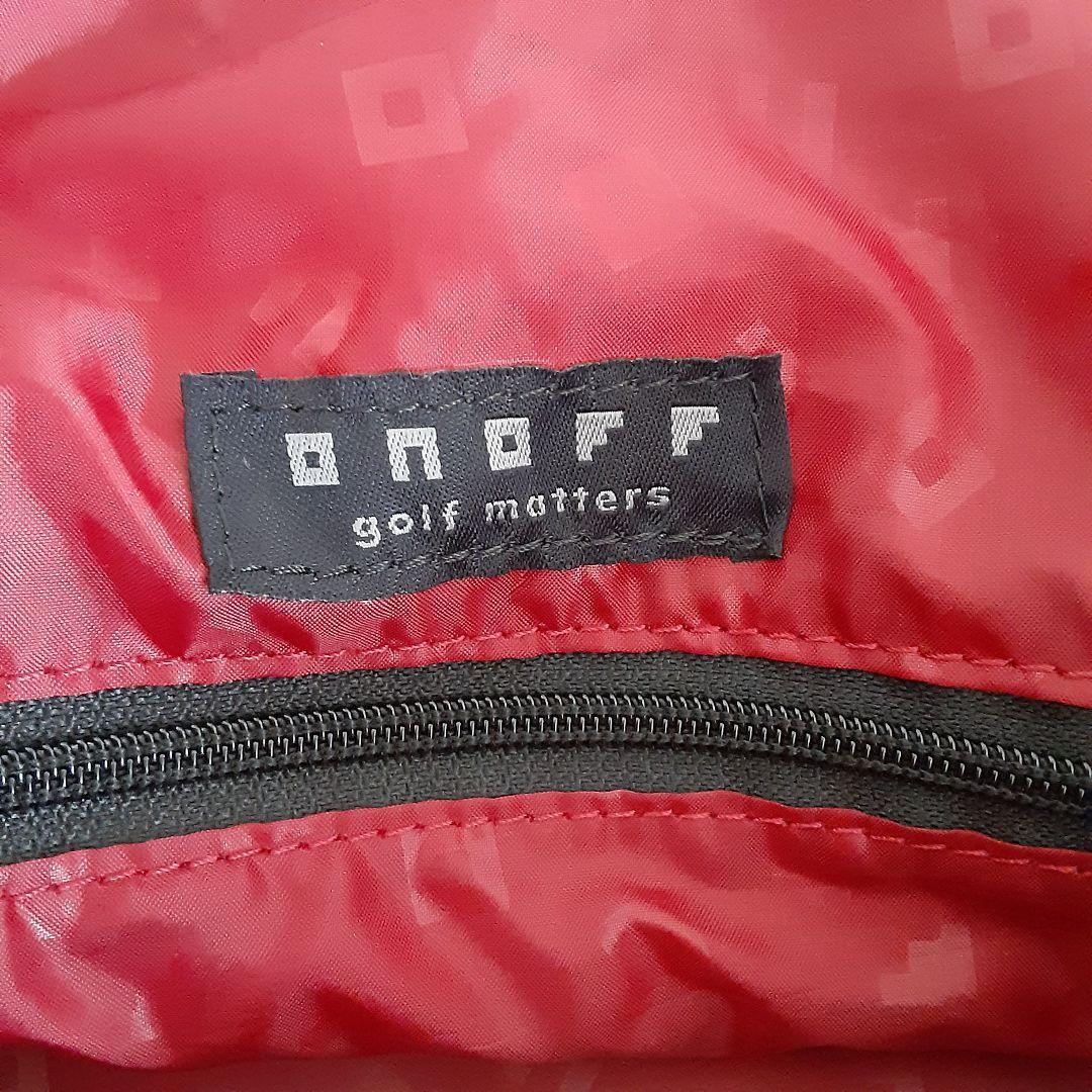ONOFF オノフ ラムレザー調ボストンバッグ ゴルフバッグ