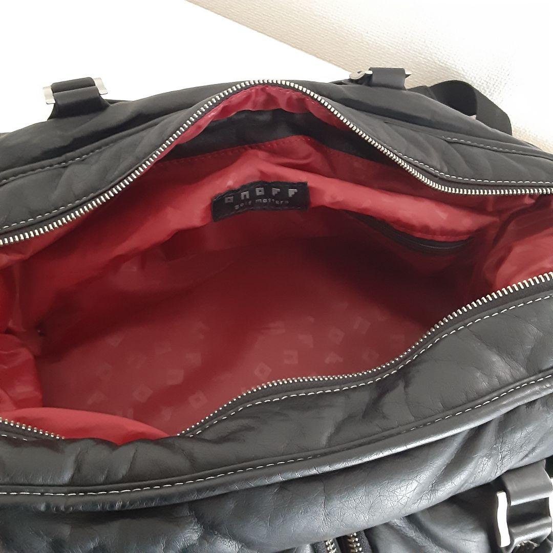 ONOFF オノフ ラムレザー調ボストンバッグ ゴルフバッグ