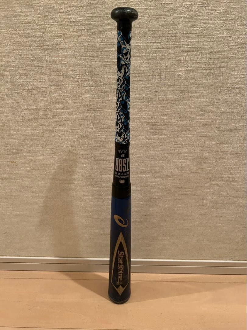 【キムモー様】アシックス スターシャイン2nd 軟式少年用 バットブルー