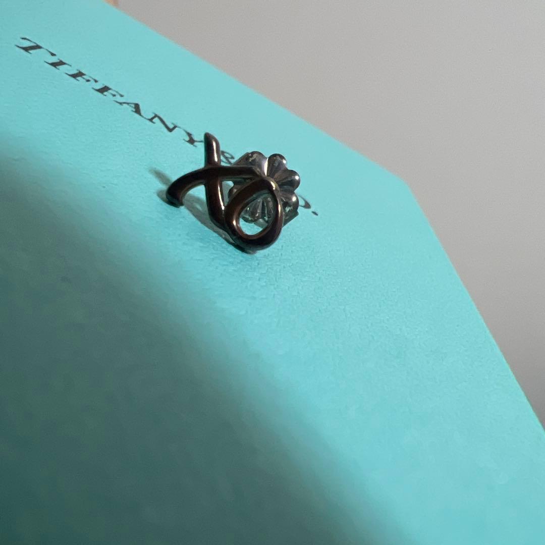 Tiffany ピアス　ラブ&キス　シルバー