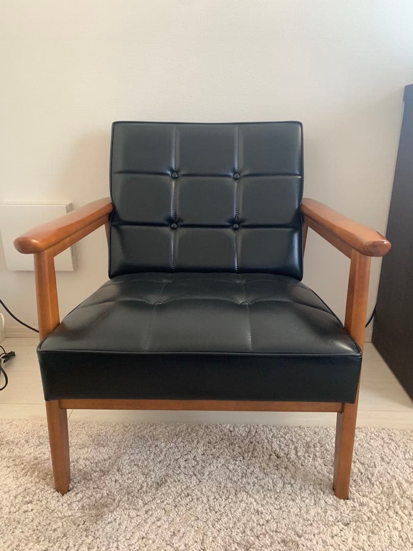 【24年購入品】カリモク60 Kチェア 1シーター スタンダードブラック