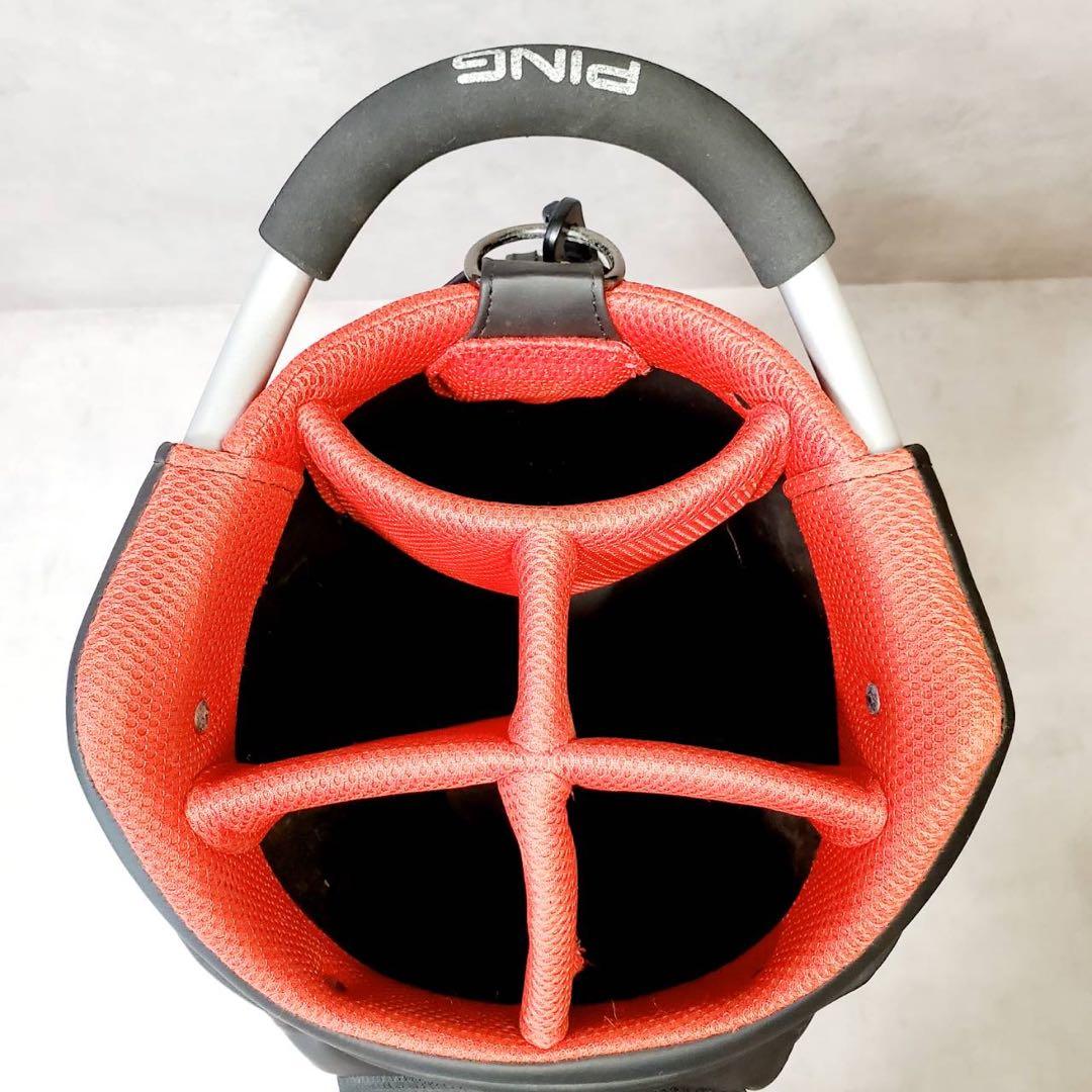 【美品】PING ピン キャディバッグ ゴルフバッグ 9.5型 5分割