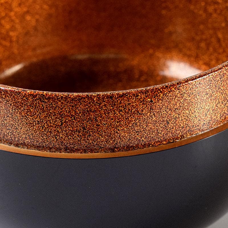 茶道具　横山一榮作　御所車蒔絵　平棗　内金梨子地　鵬雲斎極め箱　V　8336