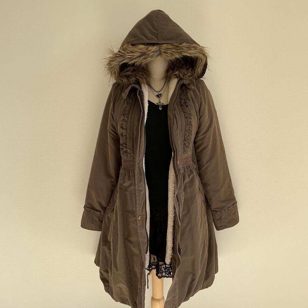 00s fairygrunge 森ガール 姫ロリ アクシーズ 2WAモッズコート