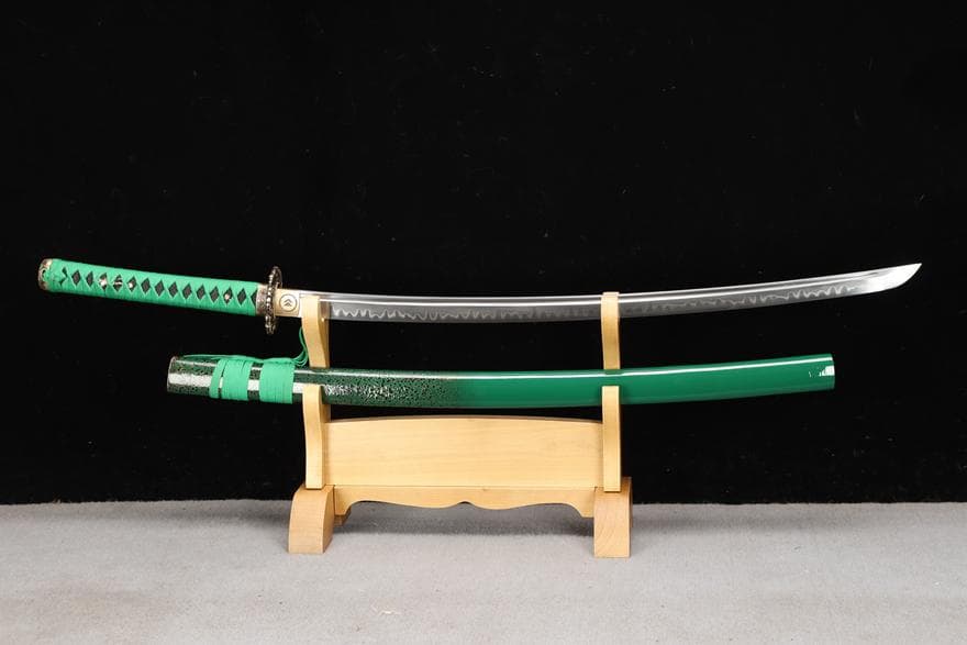 精品銅装T 10焼刃『万花』 日本刀 模造刀 居合刀 斬馬刀 龍泉剣