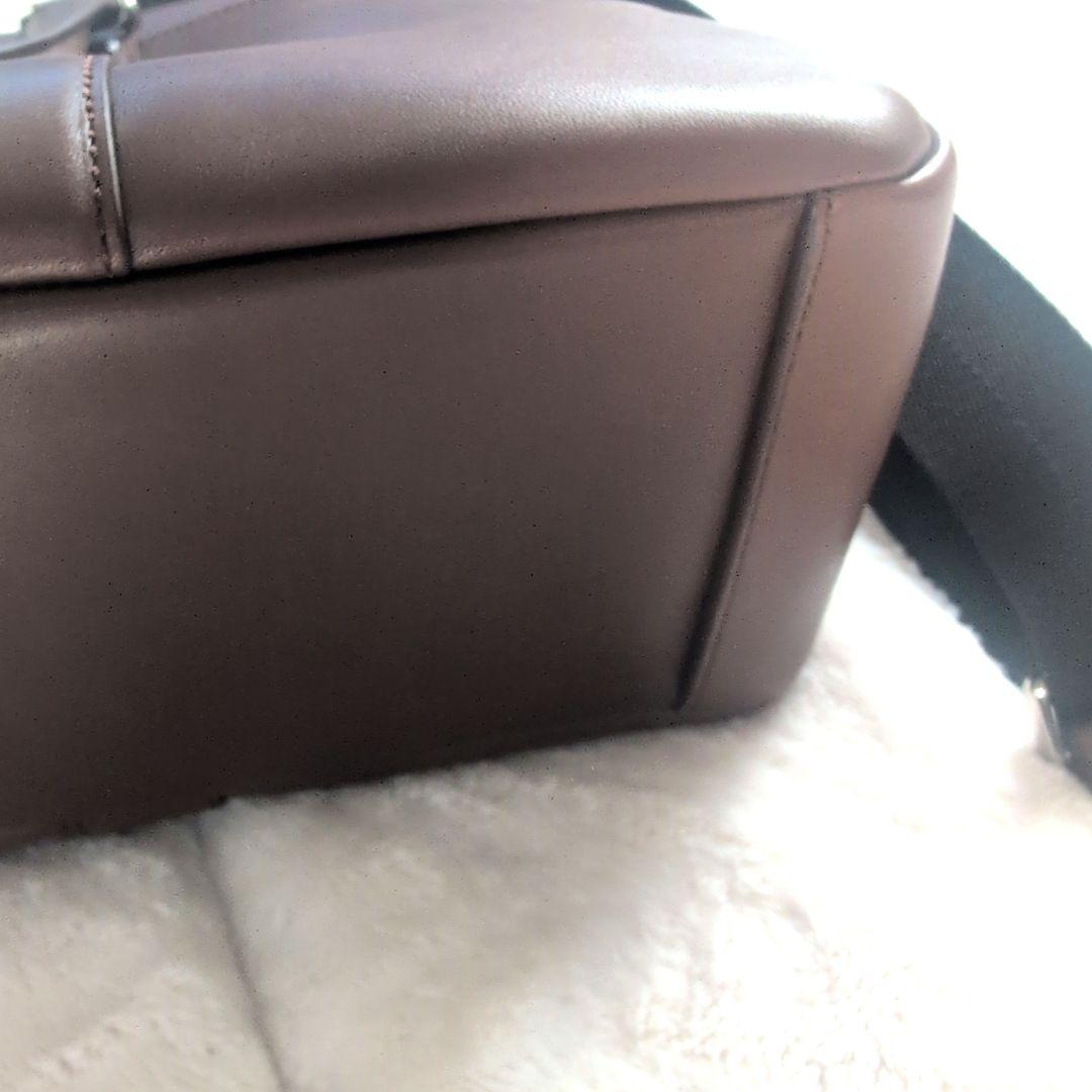 ♥特別価格【COACH】 ブラウン牛革　メンズ　 ビジネスバッグ　■新品未使用