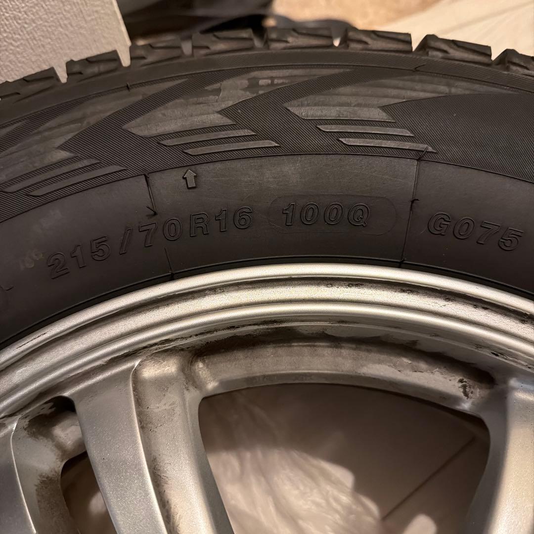 ヨコハマ ice GUARD G075 215/70R16 4本セット